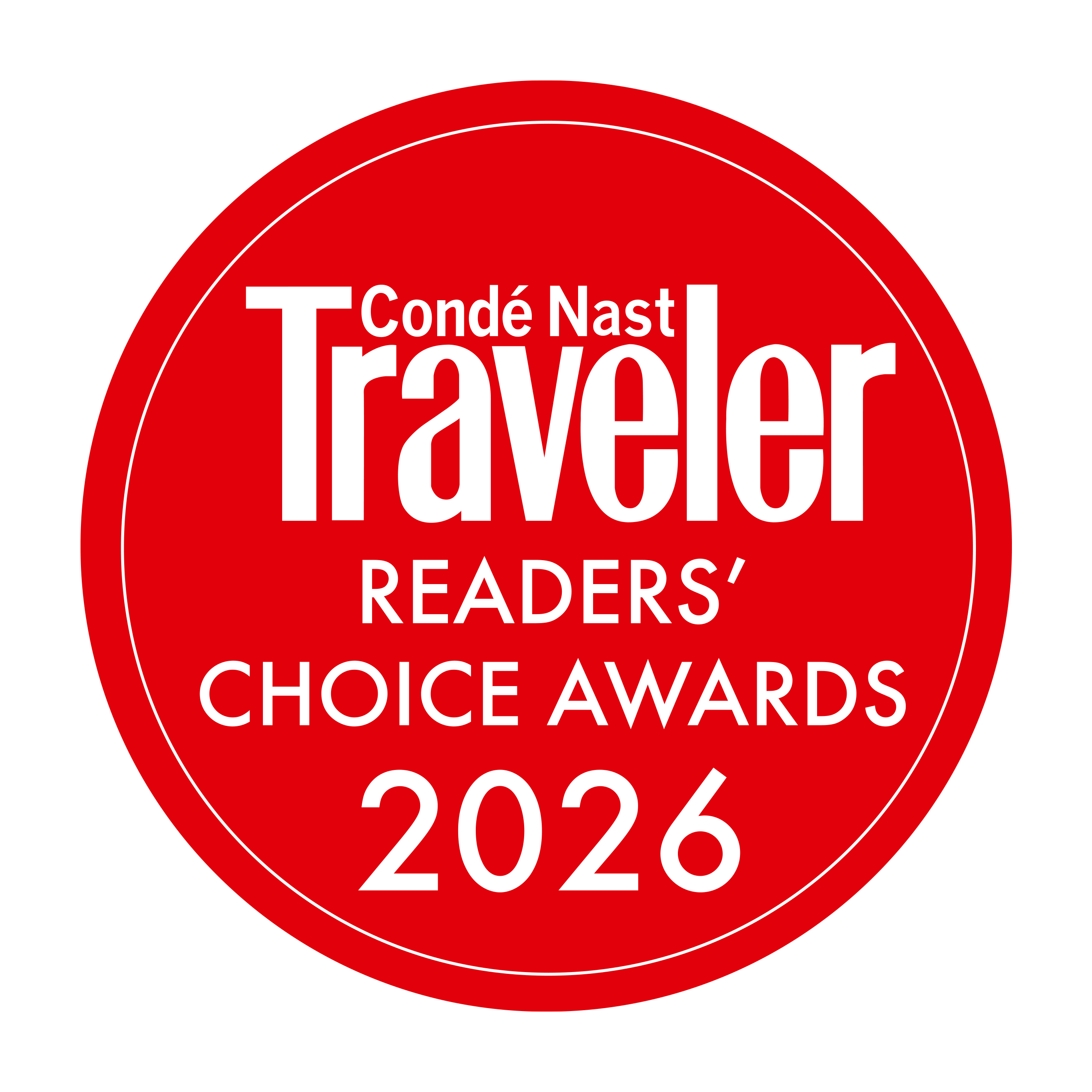 2026_CONDE-NAST-TRAVELER_READERS-CHOICE-AWARDS_LOGO_RGB Logo