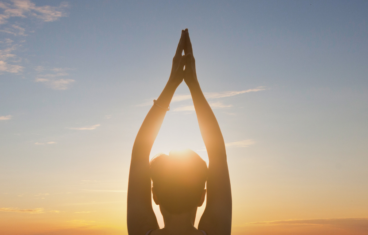 sunset yoga