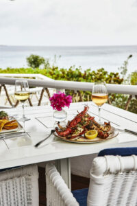 Food on a table
