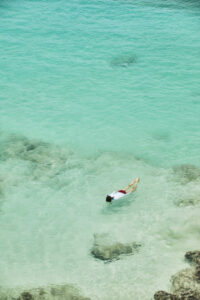 Girl swimming