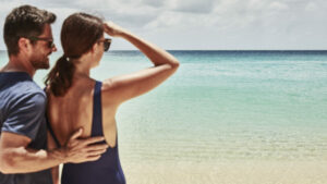 Couple at beach