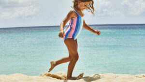 Kid at the beach