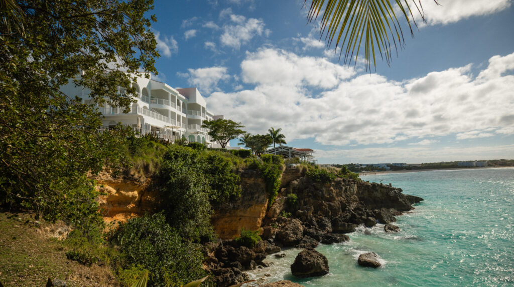Resort View from Malli Bluff by Skatie