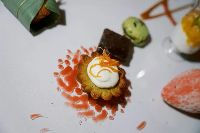 Food is art, and this dessert is a masterpiece.

Our Culinary Director, @kerth.gumbs, crafted this exquisite pistachio cake layered with silky vanilla cream and topped with candied orange. A true celebration of 'Malli Magic', flavor and creativity for the palate.

To indulge in exquisite culinary creations at Malliouhana, visit the website or email concierge@malliouhana.com.

📸 : @Emilyhoganvisuals